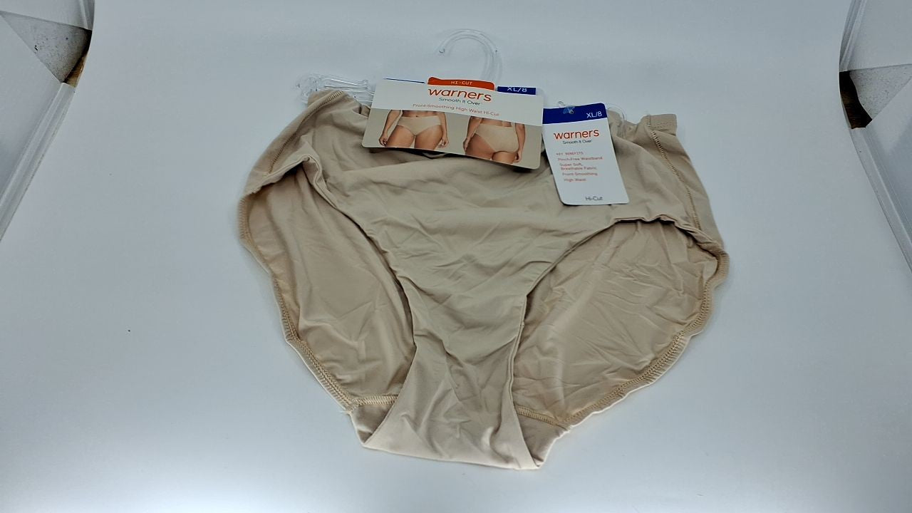 Warner's Women's Front-Smoothing High Waist Hi-Cut RT9021P, Butterscotch
