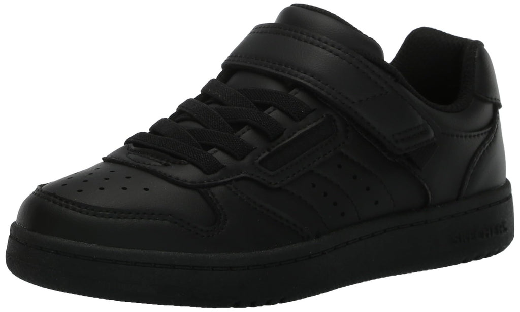 Skechers Kids Boy's Quick Street Sneaker, Black/Black, 10.5 Little Kid
