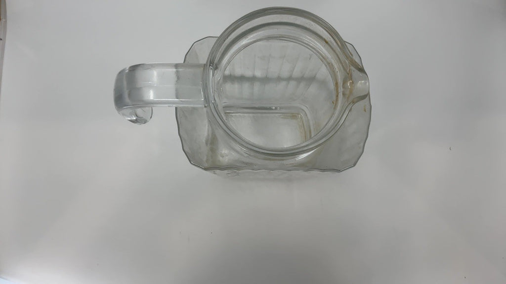 60oz Beverage Pitcher w/ 2 Lids - Dishwasher Safe Glass Jug for Drinks