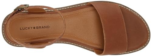 Lucky Brand Women's Kimaya Flat Sandal, Pinto, 10