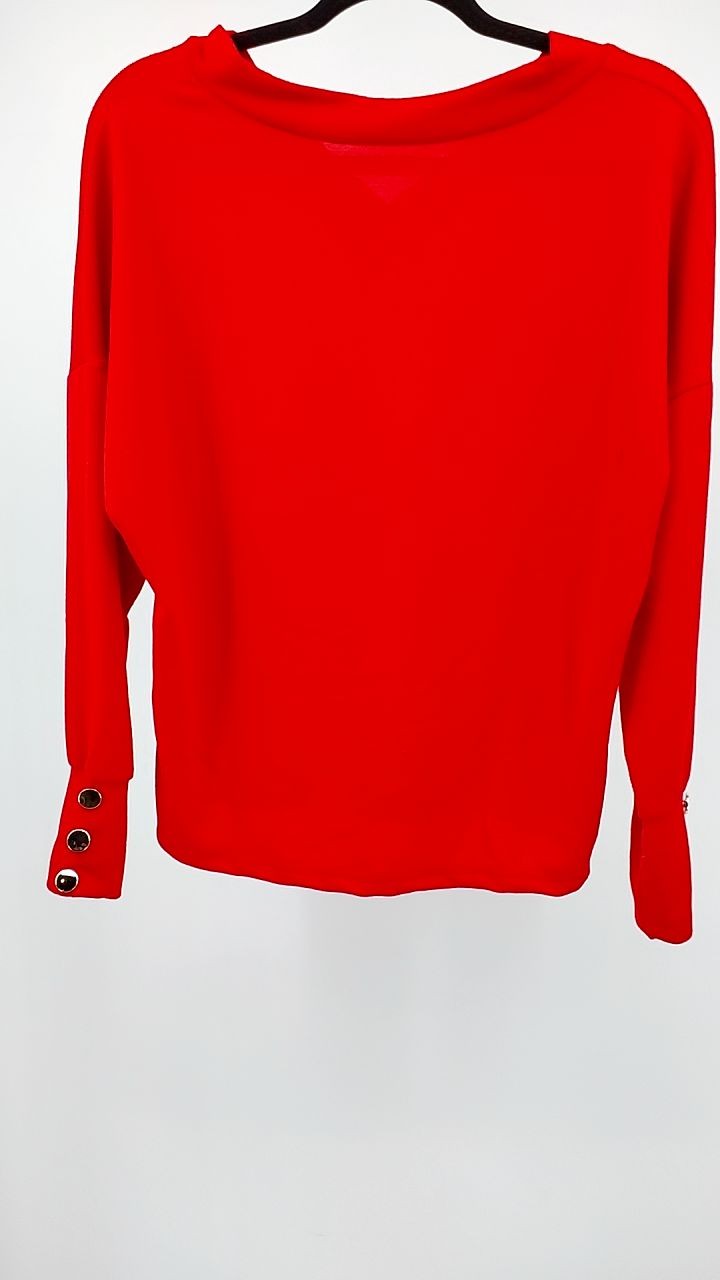 V-Neck Long Sleeve Sweatshirt
