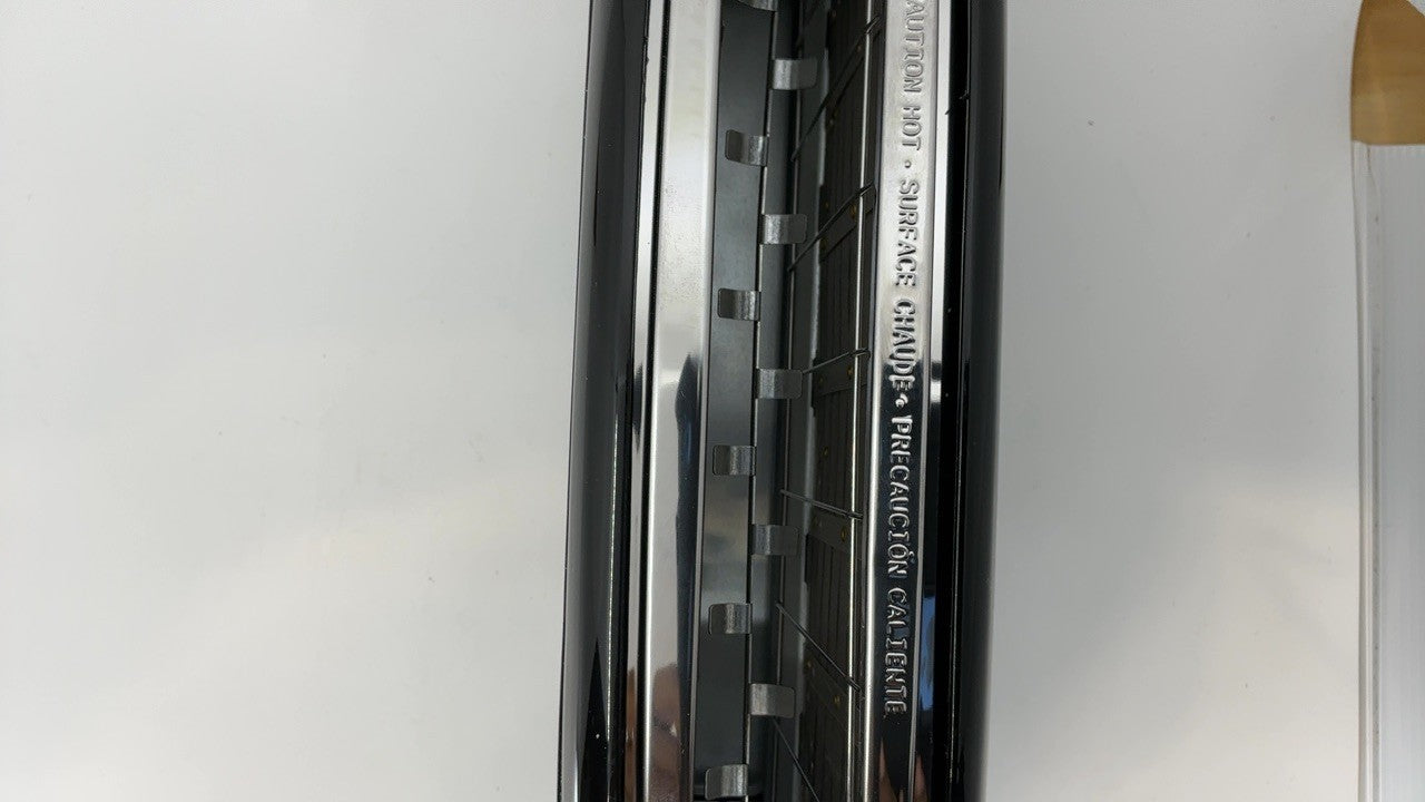 2 Slice Toaster, 10" Long Slot, Black, Cancel/Reheat/Defrost Function