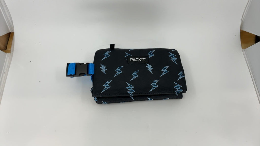 PackIt Freezable Snack Box, EcoFreeze, Snack Container, Striped Bolts