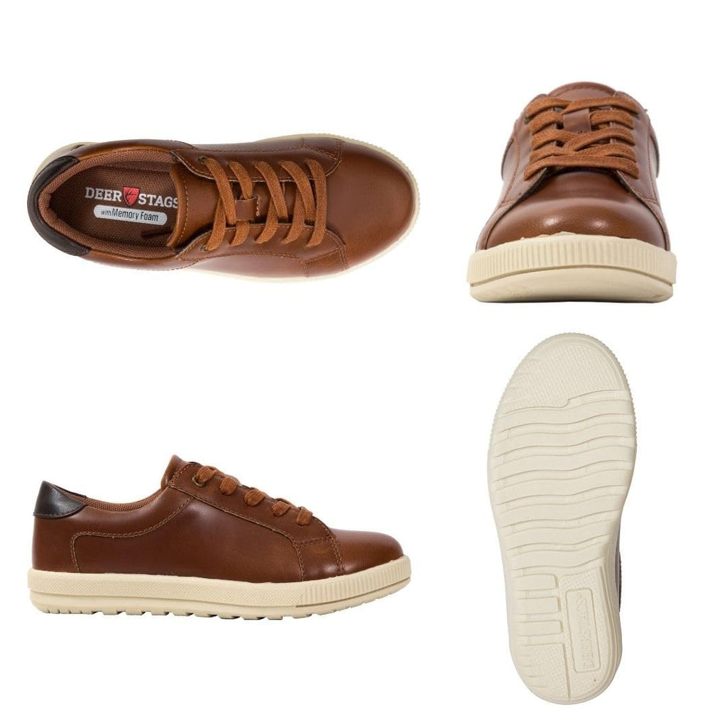 Boys' Joshua Dress Fashion Sneaker 13.5 Little Kid Dark Tan/Brown