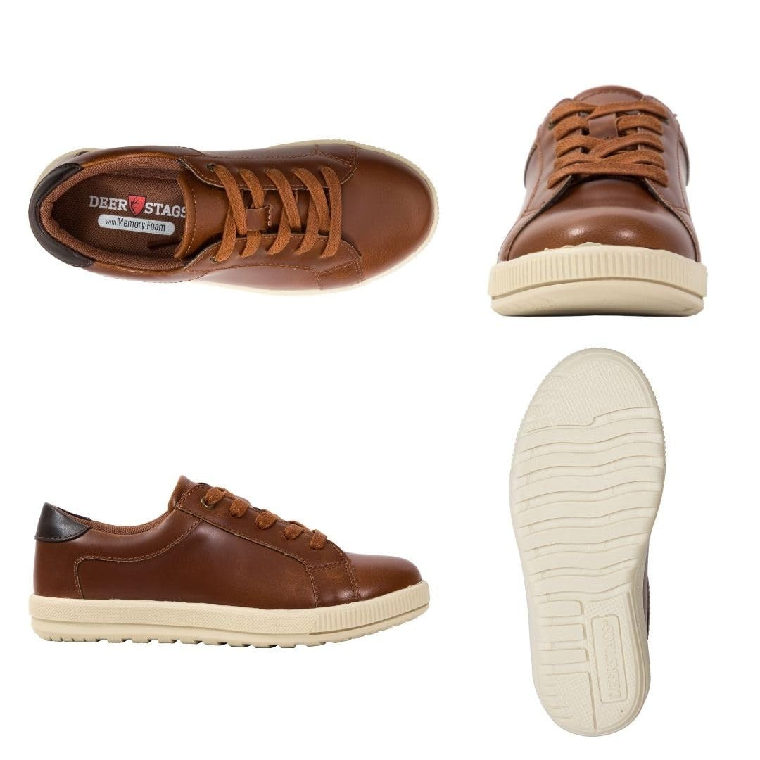 Boys' Joshua Dress Fashion Sneaker 13.5 Little Kid Dark Tan/Brown