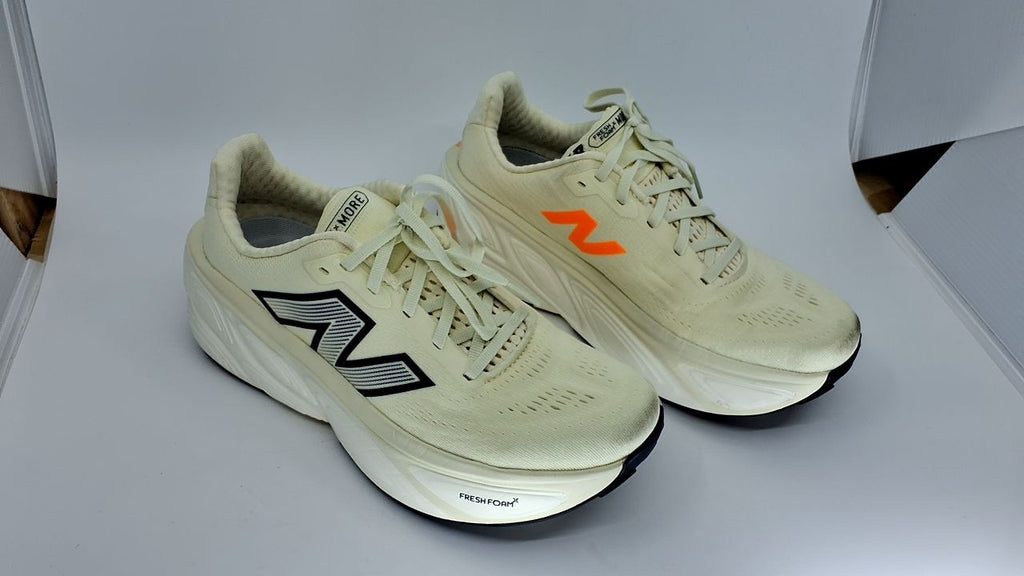 New Balance Women's Fresh Foam X More V5 Running Shoe 9.5 Angora/Sea Salt