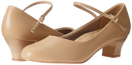 Capezio Women's Cassie Jr. Character Shoe, Caramel, 6M