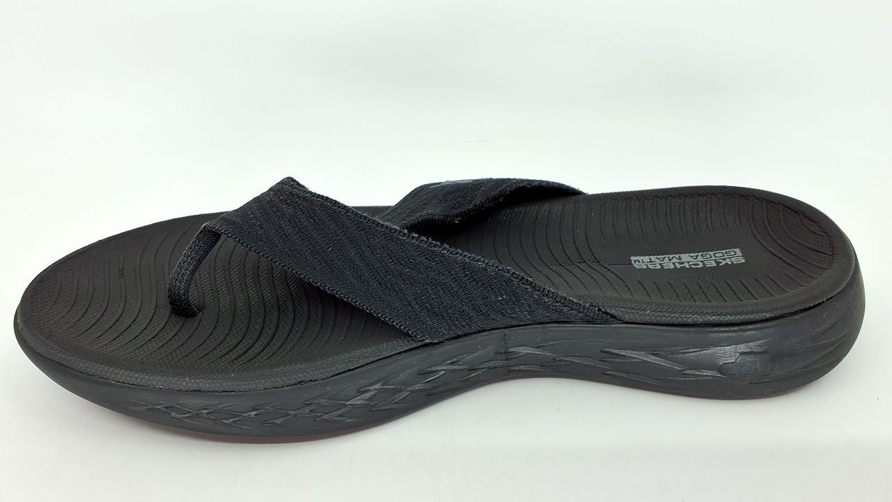 Skechers Women's On-The-Go 600 Sunny, Black, 9