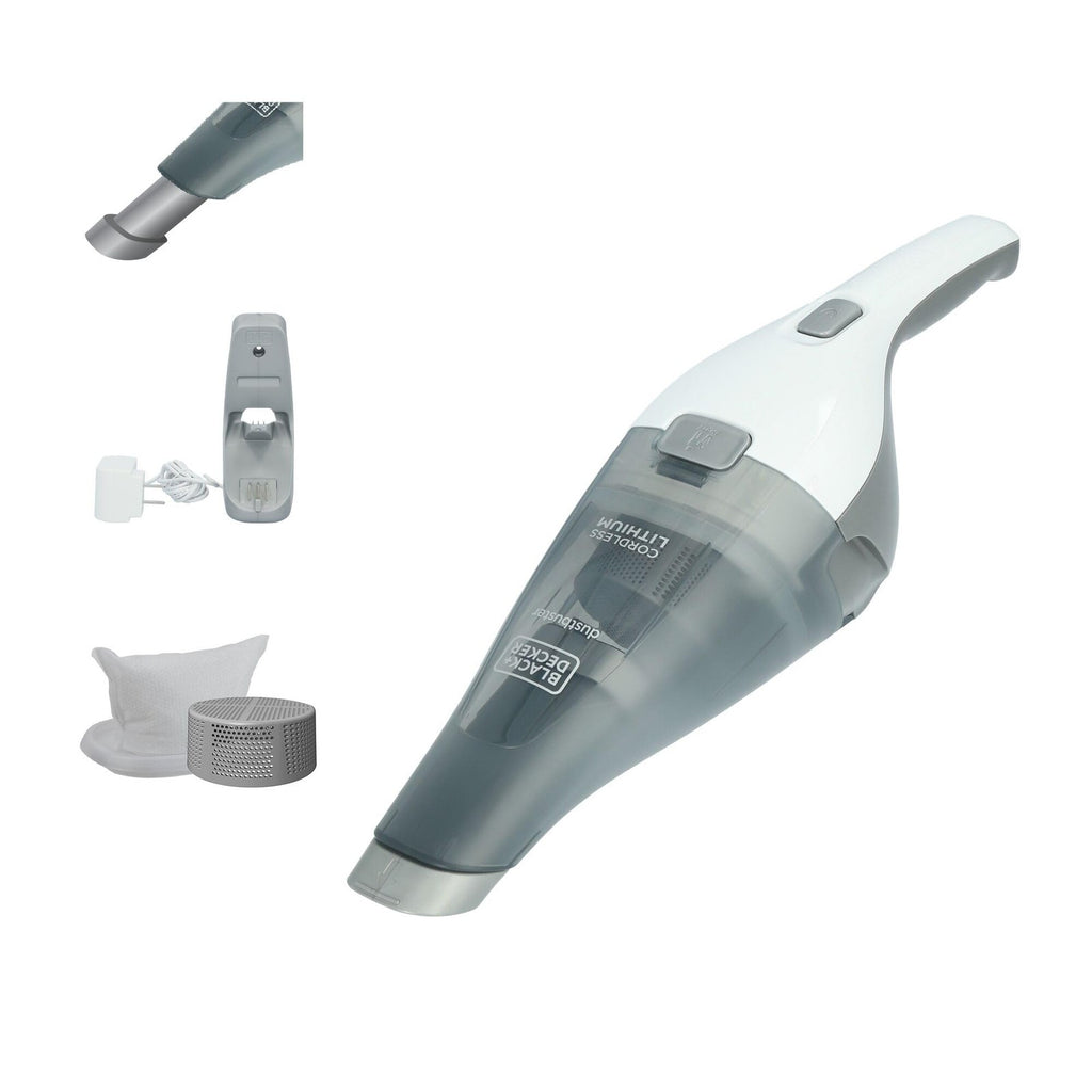 BLACK+DECKER QuickClean Portable Hand Vacuum w/ Crevice Tool
