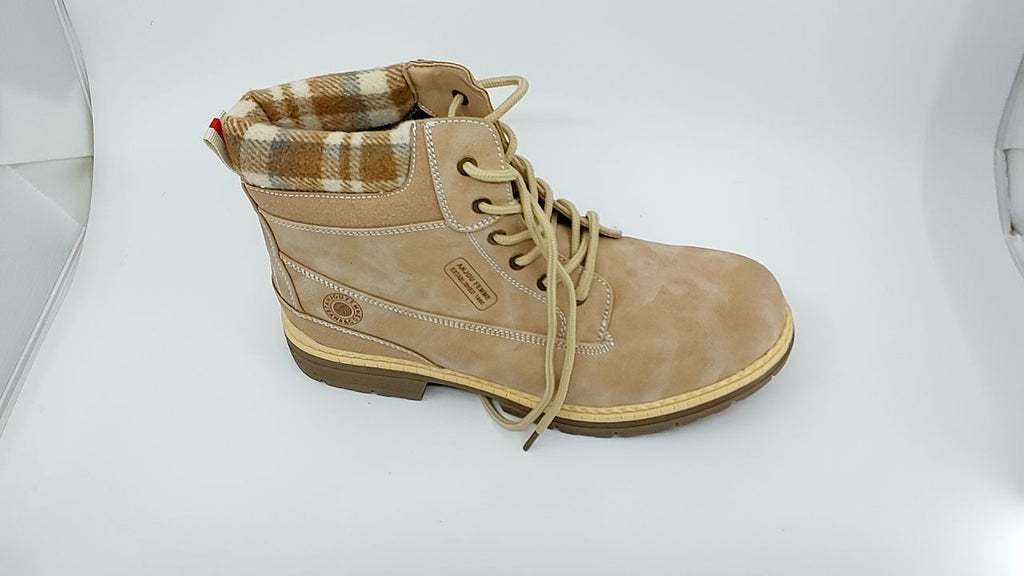 Women's Outdoor Hiking Boots Lightweight Waterproof Size 10 Beige