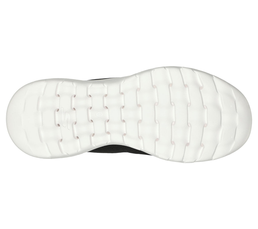 Skechers womens GO WALK JOY - ECSTATIC Black/White 9 US