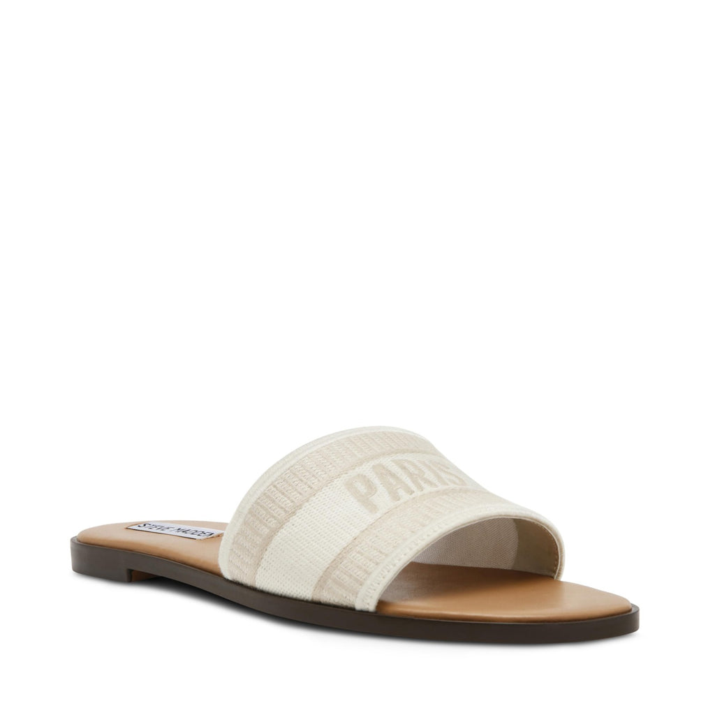 Steve Madden Women's Knox Sandal, Natural, 8.5