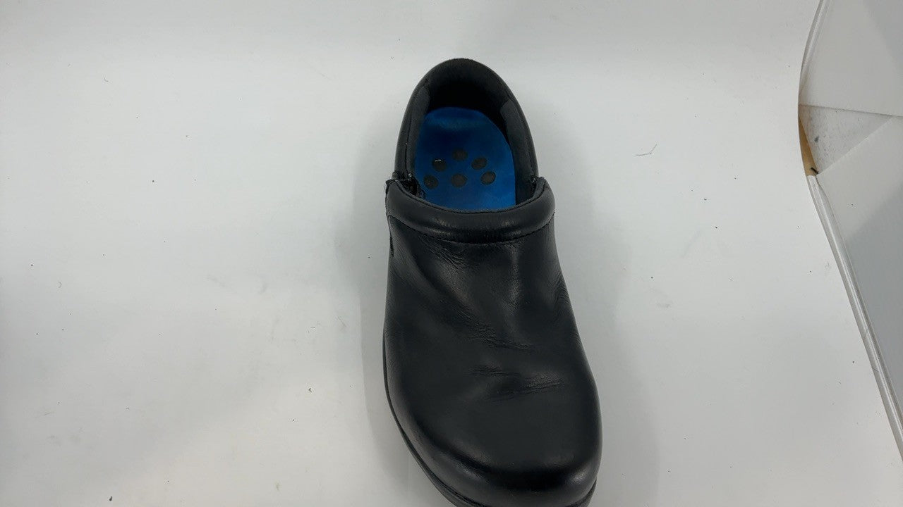 6.5 M Timberland PRO Newbury Slip Resistant Slip On Black Shoes