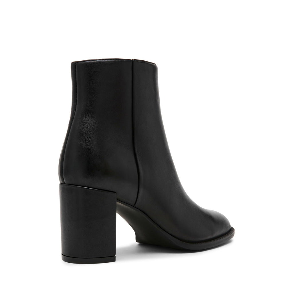 Steve Madden Women's Jozie Ankle Boot, Black Leather, 10M