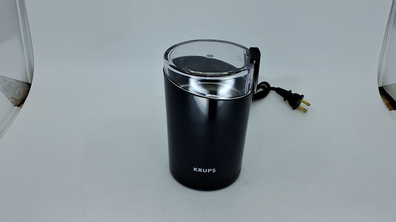 KRUPS 3 Oz Coffee & Spice Grinder, Electric, Black, Stainless Steel Blades