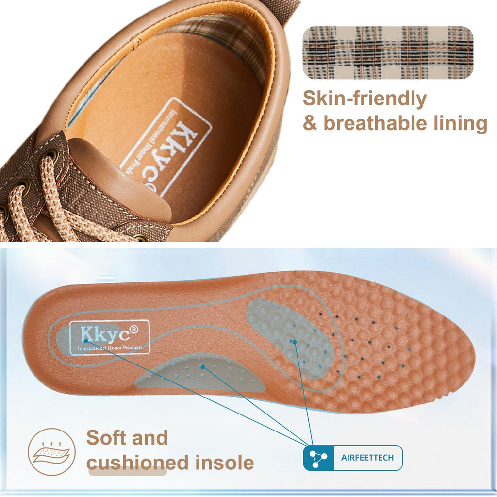 Comfortable Men's Brown Dress Shoes 9M Lace Up by Kkyc