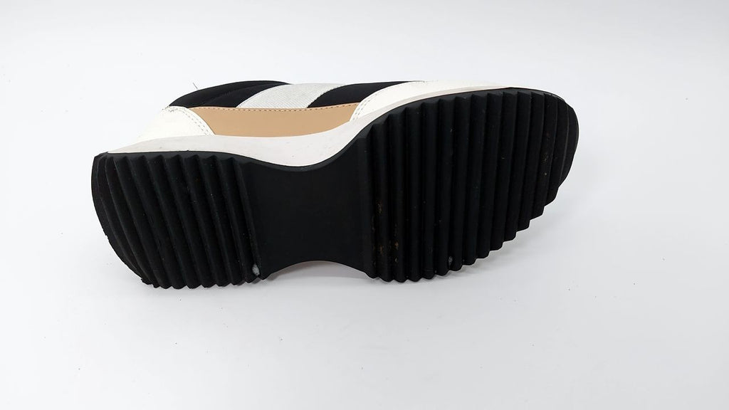 DV Dolce Vita Womens Bettie Sneaker, Black White, 5.5 US