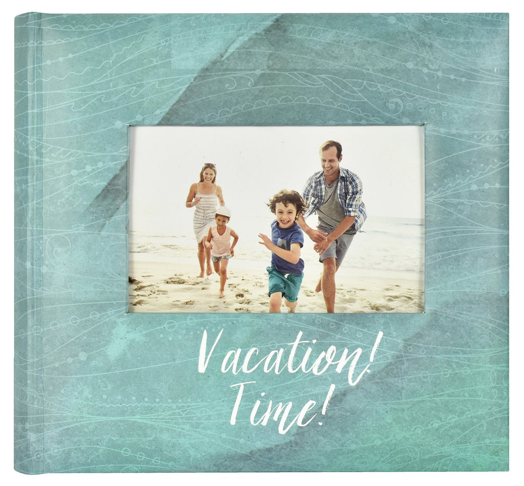MCS 200 Photo Capacity Album 4x6 Blue Cover Clear Pockets for Memories