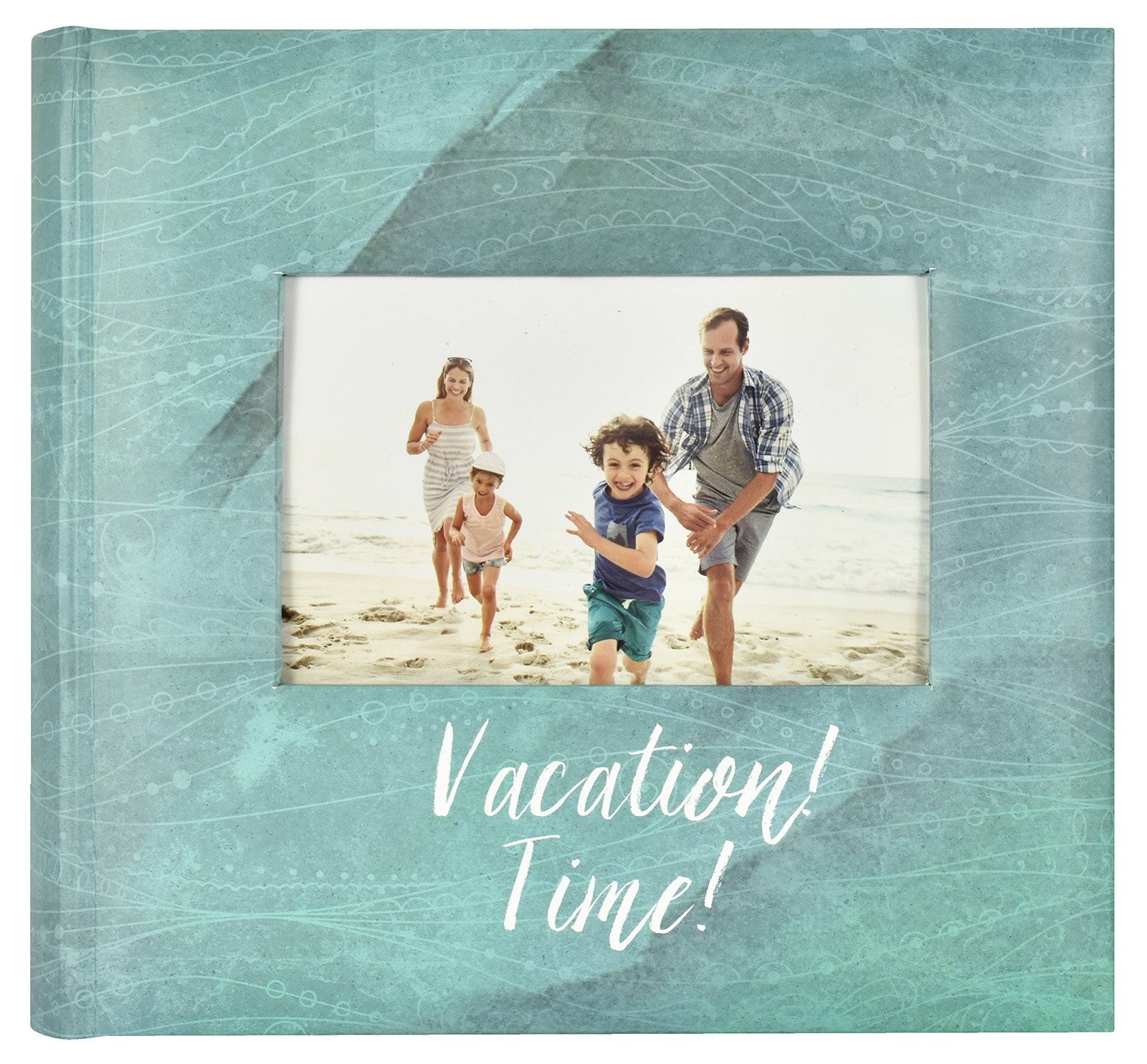 MCS 200 Photo Capacity Album 4x6 Blue Cover Clear Pockets for Memories