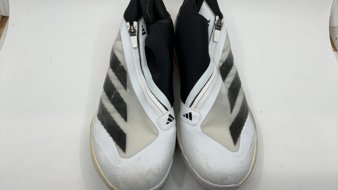 Men's adidas Adizero Impact Baseball Turf Sneakers, White/Black, Size 10