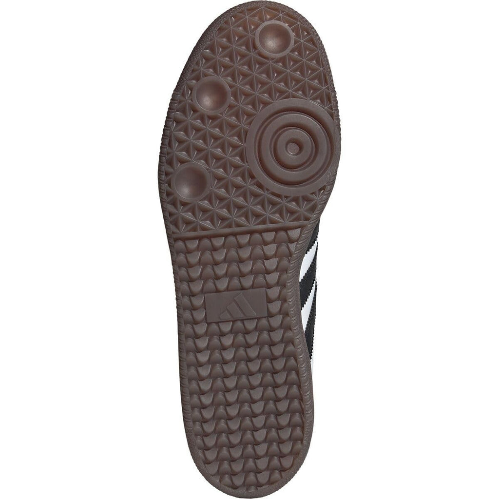 adidas Unisex-Adult Samba Indoor, White/Black/Vivid Red, 5