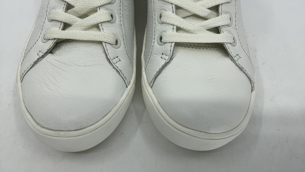 Naturalizer Morrison Womens Sneakers, White Leather, 7.5 M, Comfortable Fit