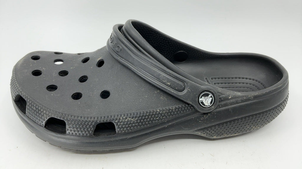 Crocs Unisex Classic Clog Black Size 12W/10M Lightweight Clogs