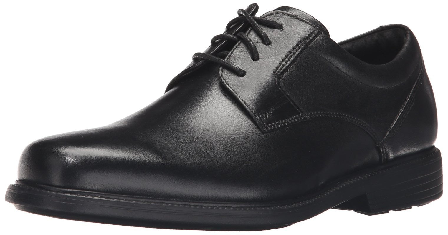 Rockport Mens Charlesroad Plaintoe Oxfords-shoes, Black, 13 Wide US