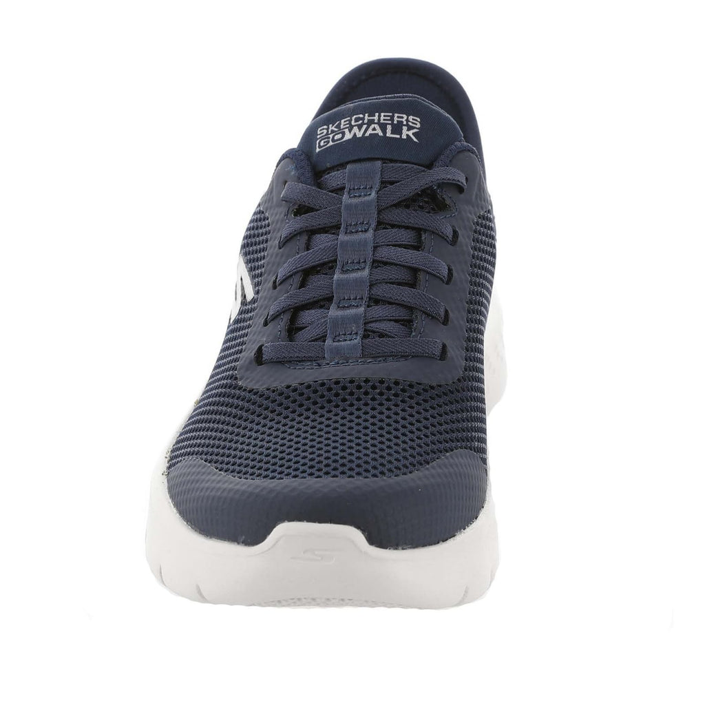 Skechers Women's Go Walk Flex Slip-Ins, Athletic Mesh, Navy/White, 8.5
