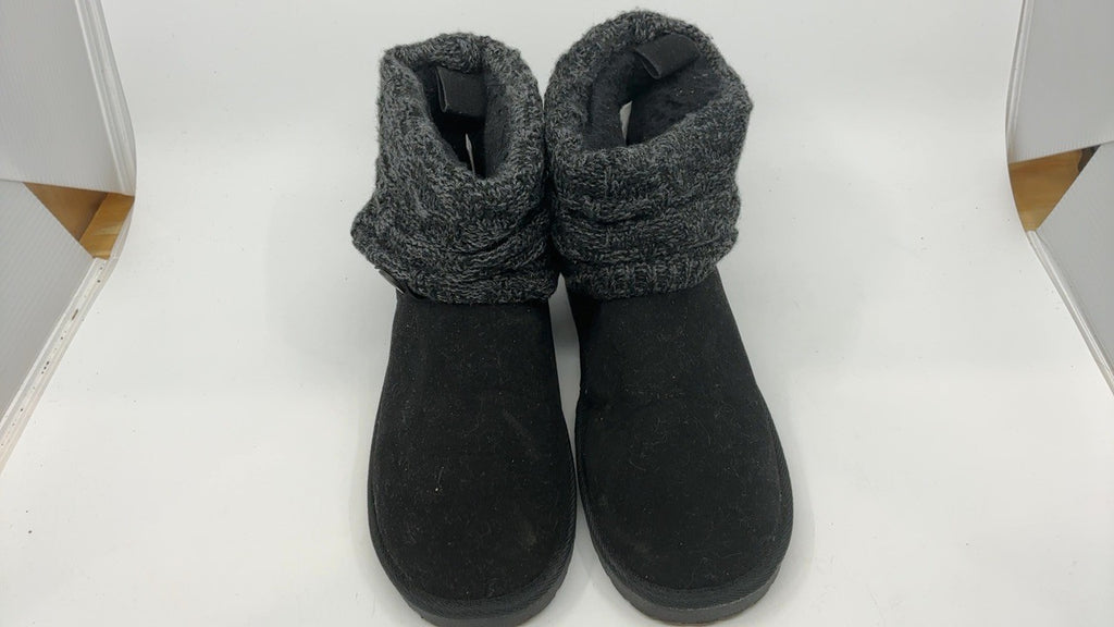 MUK LUKS Women's Laurel, Black, 9