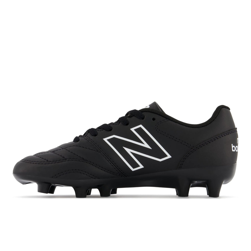 New Balance 442 V2 Academy Junior Soccer Shoes Black/White Size 2 Little Kid