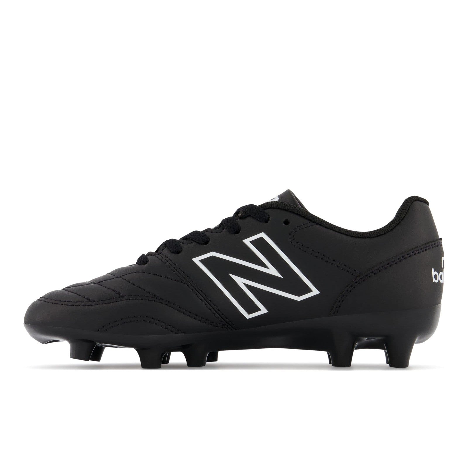 New Balance 442 V2 Academy Junior Soccer Shoes Black/White Size 2 Little Kid