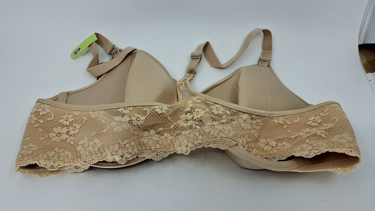 Maidenform One Fab Fit 42B T-Shirt Bra, Racerback, Latte Lift