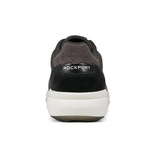 Rockport Men's DMX Corvin Sneaker, Dark Grey Multi, 14 Wide