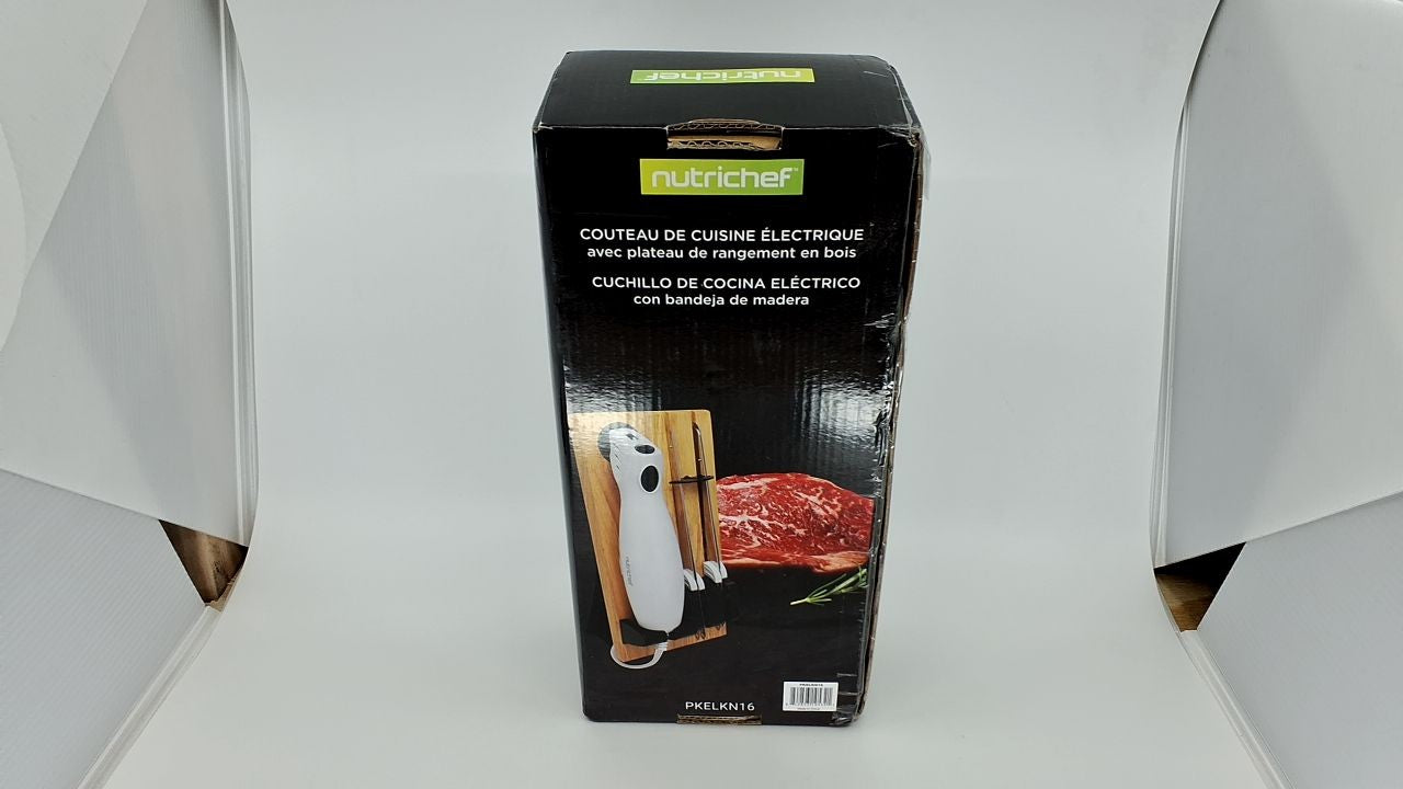 NutriChef 5in Electric Carving Knife for Thanksgiving & Food Slicing