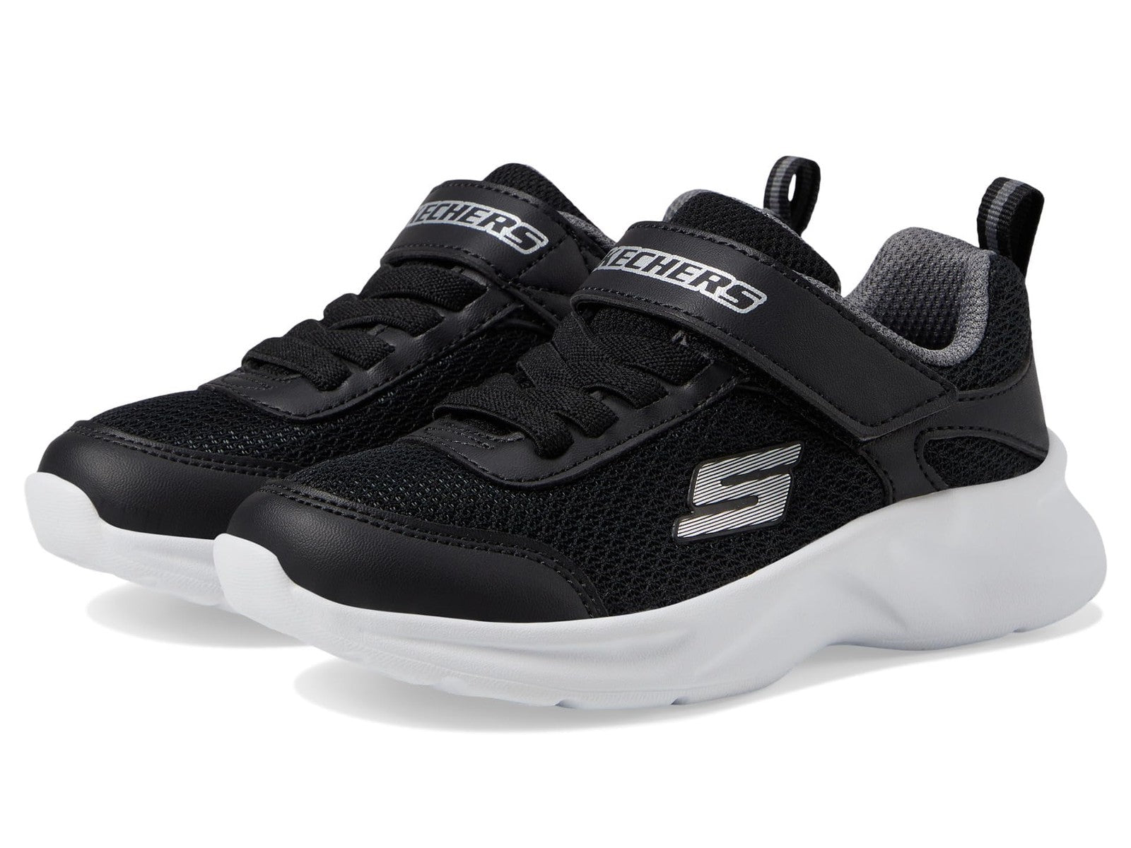 Skechers Unisex-Child Dynamatic, Black1, 13.5 Little Kid