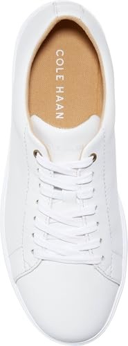 Cole Haan Women's Leather Sneakers, Grand Crosscourt II, 8.5W, White