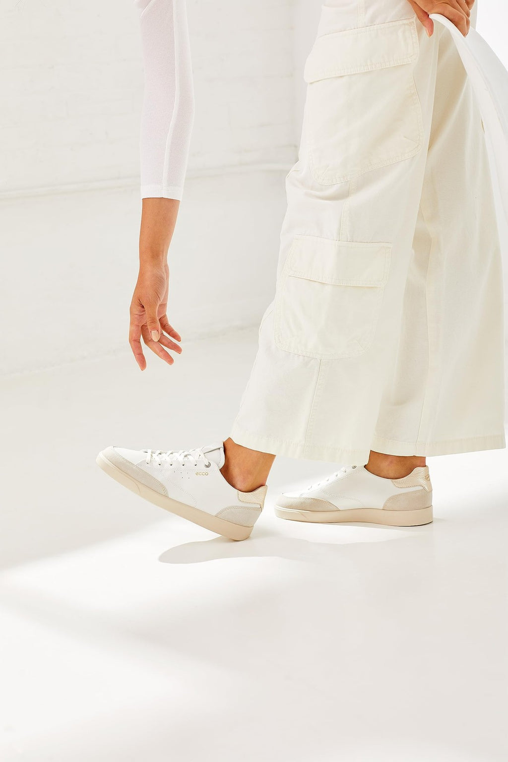 ECCO Street LITE Court, Grey Rose/Grey Rose/Limestone, 8-8.5