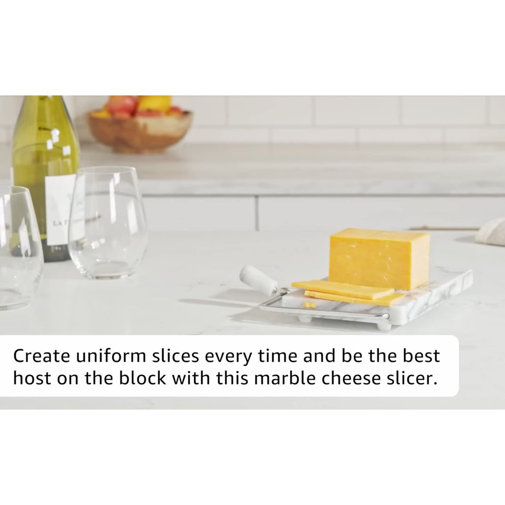 Fox Run Marble Cheese Slicer, White, 1 Replacement Wire, 3841COM