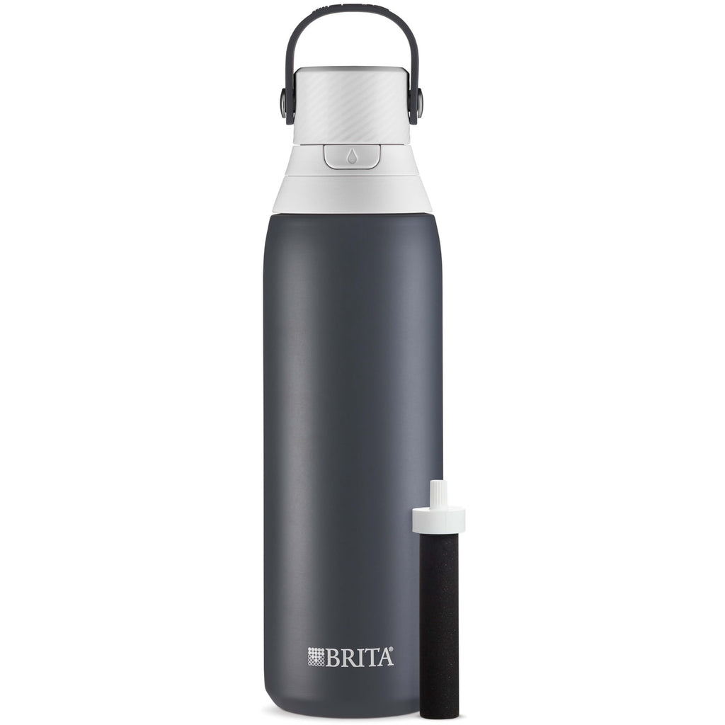 Brita Insulated Water Bottle 20 Oz, BPA-Free, Replaces 300 Plastic Bottles