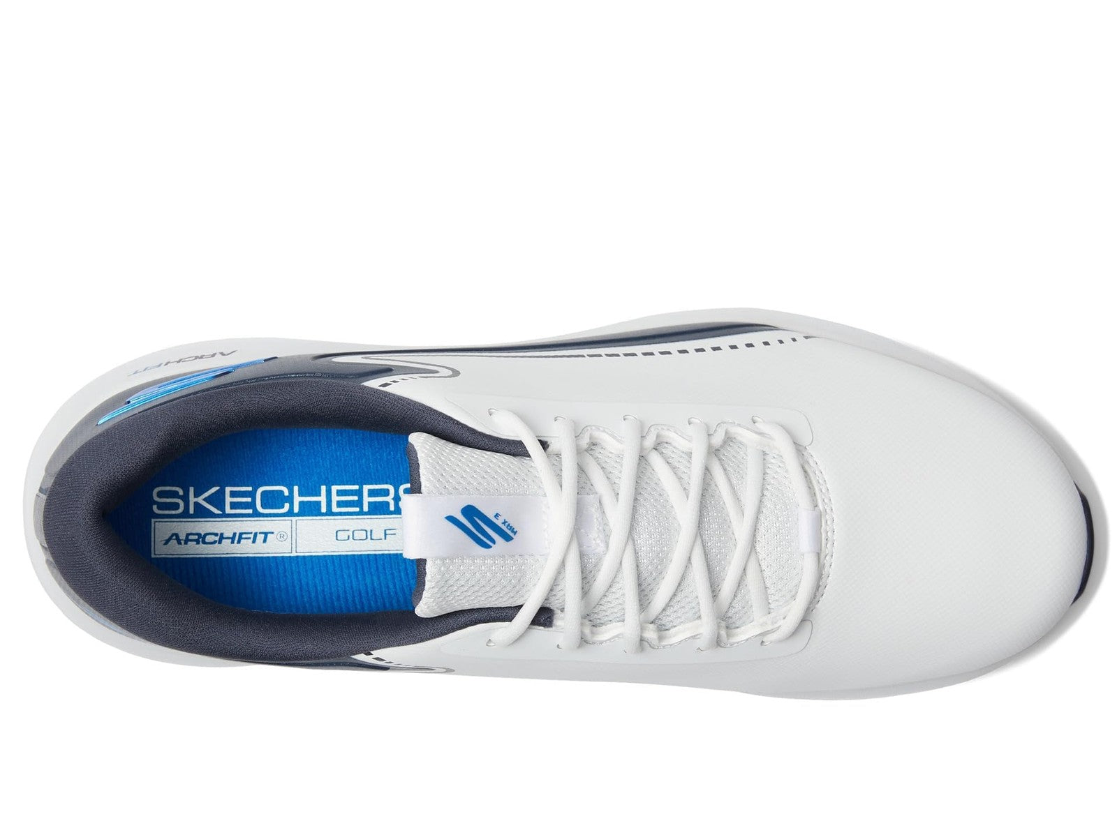 Skechers Max 2 Arch Fit Golf Shoe 11 Waterproof Spikeless White/Navy