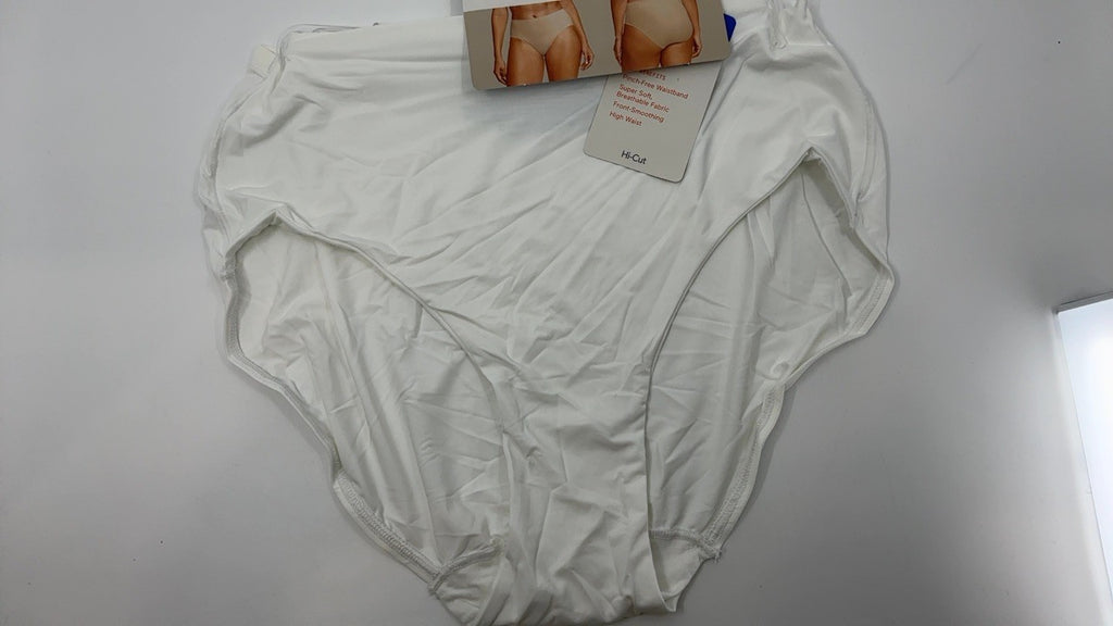 Warner's Smooth It Over Front-Smoothing High Waist Hi-Cut RT9021P White