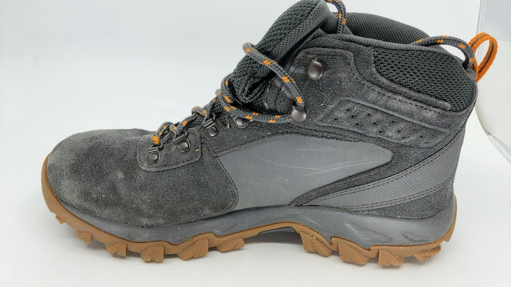 Columbia Men's Newton Ridge Plus II Suede Boots 10.5 Dark Grey/Gold Amber