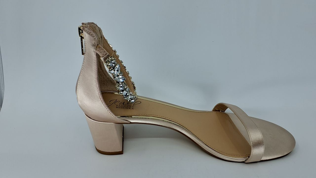 Jewel Badgley Mischka Catalina Open Toe Block Heel