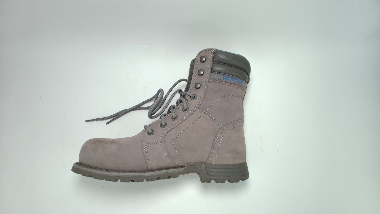 Cat Footwear Women's Echo Waterproof Steel Toe Work Boot, Frost Grey, 9W
