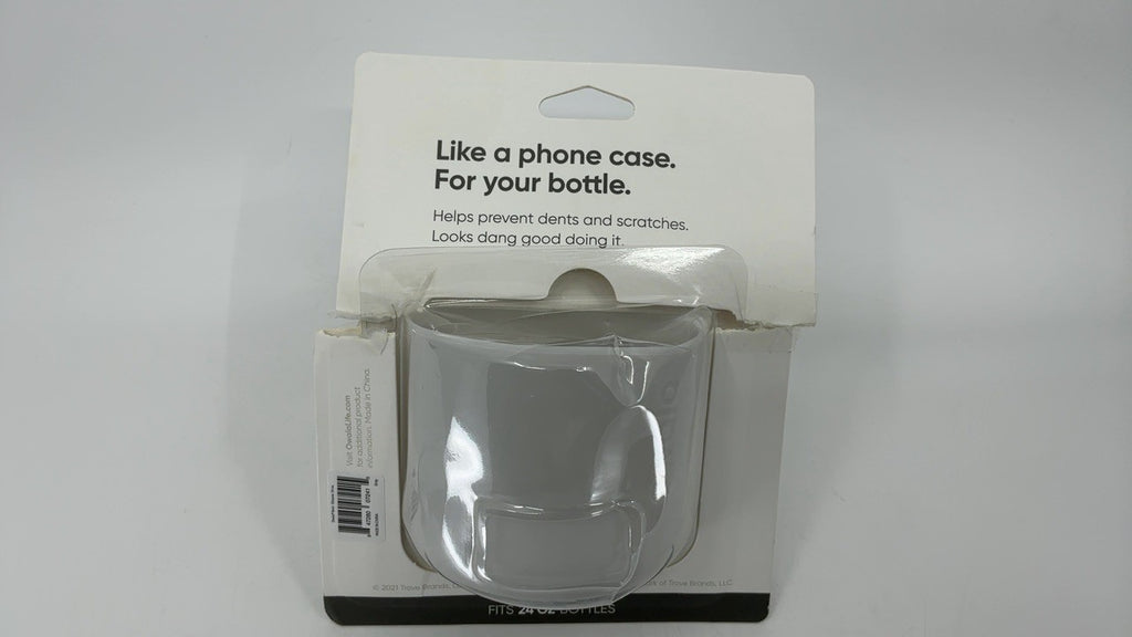 24 Oz Owala Silicone Boot for FreeSip Stainless Steel Water Bottles Grey