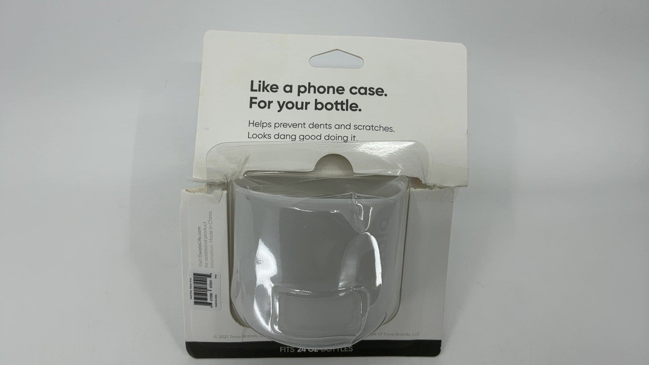 24 Oz Owala Silicone Boot for FreeSip Stainless Steel Water Bottles Grey