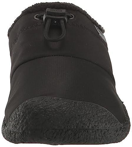 KEEN Women's Howser 3 Slide Comfy Durable Slippers, Black Smooth Nylon, 10.5