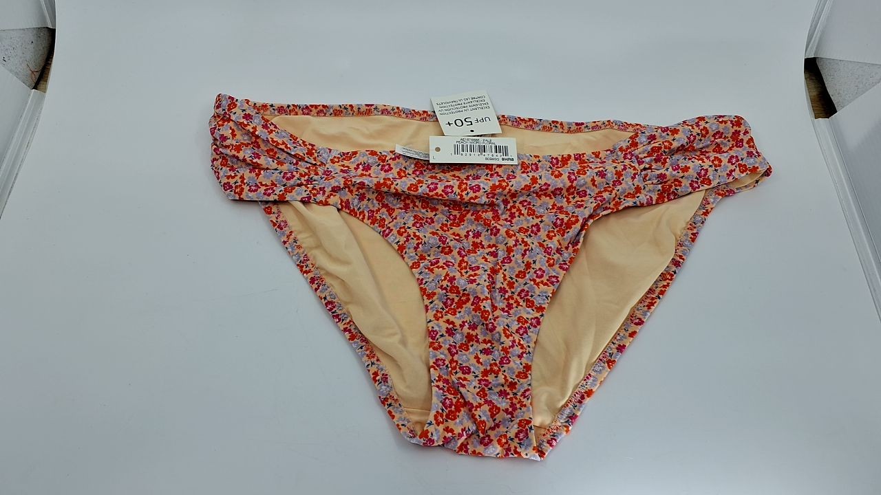 Amazon Essentials Women's AE1676686, Pale Peach, Micro Floral, L