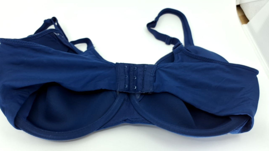 Bali One Smooth U Ultra Light Convertible Bra 38D In Navy